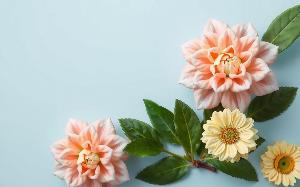 Lush green botanical ingredients and clear water droplets symbolizing natural purity